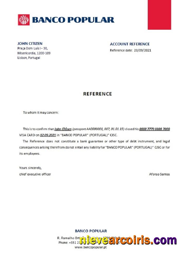 Portugal Banco Popular closure reference